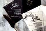 Chic Type Clear Acrylic Wedding Invitation